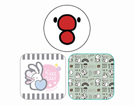 ハチエモンミニタオル