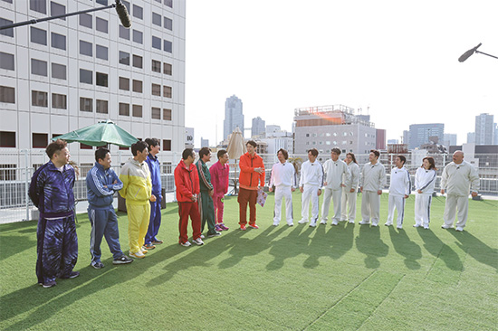 ユースケ、津田篤宏、博多華丸、博多大吉、大悟、ノブ、山内健司、濱家隆一、嶋佐和也、屋敷裕政、小木博明、中岡創一、水田信二、井口浩之、福田麻貴、クロちゃん