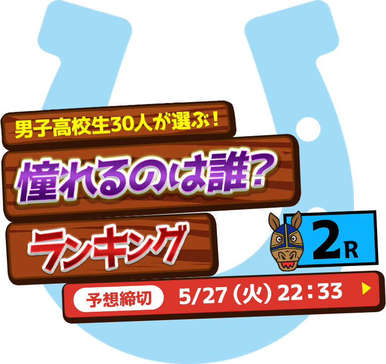 【2R】男子高校生30人が選ぶ！憧れるのは誰？ランキング