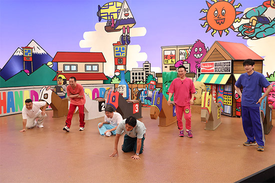 山崎弘也、大悟、小木博明、ノブ、山内健司、博多大吉