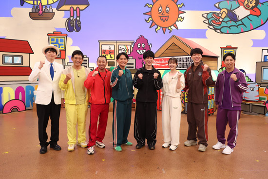 博多大吉、博多華丸、大悟、ノブ、横山裕、足立梨花、川島明、屋敷裕政