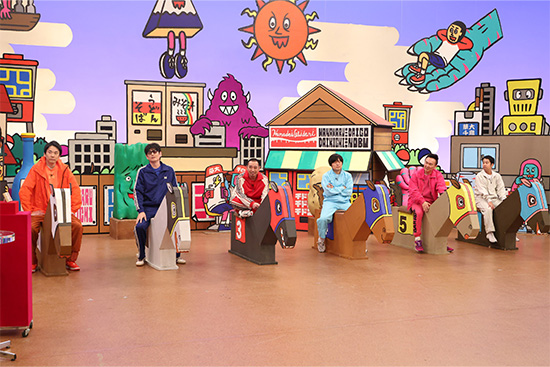 博多華丸・大吉（博多華丸、博多大吉）、千鳥（大悟、ノブ）、かまいたち（山内健司、濱家隆一）、バカリズム、井口浩之（ウエストランド）