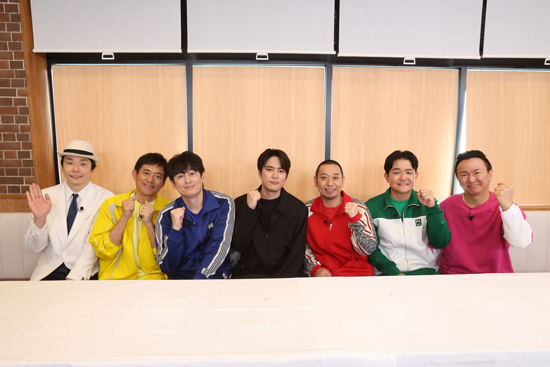 博多華丸・大吉（博多華丸、博多大吉）、千鳥（大悟、ノブ）、かまいたち（山内健司、濱家隆一）、間宮祥太朗