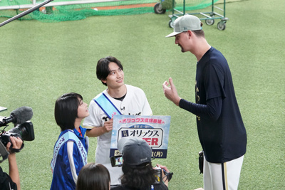 岡野すこやか（関西ジュニア）、藤原丈一郎（なにわ男子）、ショーン・ジェリー投手