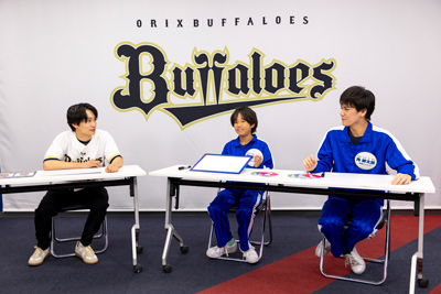 藤原丈一郎（なにわ男子）、谷口尊星（関西ジュニア）、角紳太郎（関西ジュニア・Boys be）