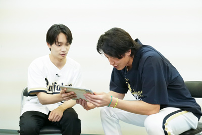 藤原丈一郎（なにわ男子）、山﨑颯一郎投手
