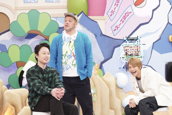 リリー、中間淳太、くっきー!
