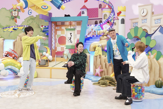 横山裕、リリー、中間淳太、くっきー!