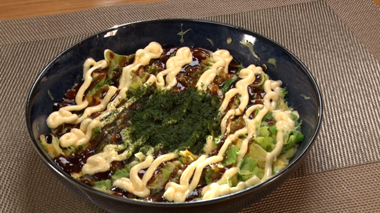 レンチンお好み焼き