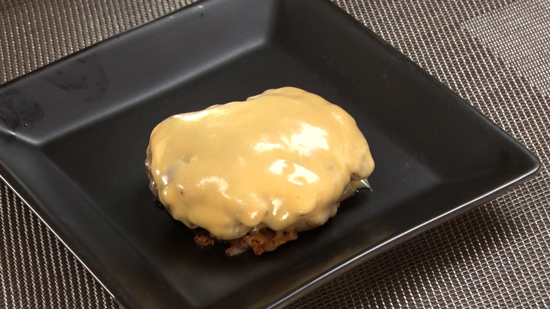 こねないチーズハンバーグ