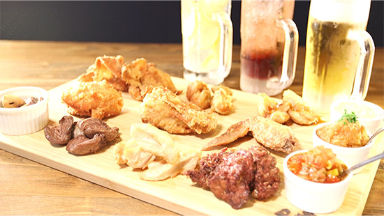 鶏肉全種盛り ディナー 2,320円