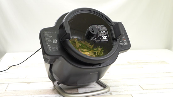 アイリスオーヤマ自動かくはん式調理機 CHEF DRUM（型番 DAC-IA2-H）