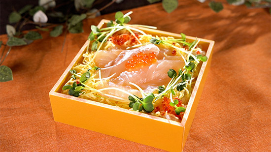 瀬戸内産天然鯛の漬け丼