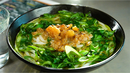 かす九条ネギうどん