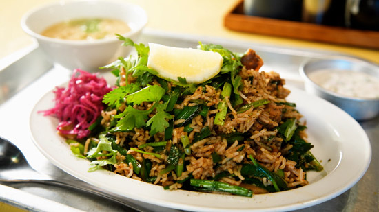 回鍋肉ビリヤニ 