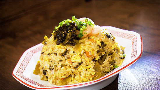 海老と高菜の炒飯