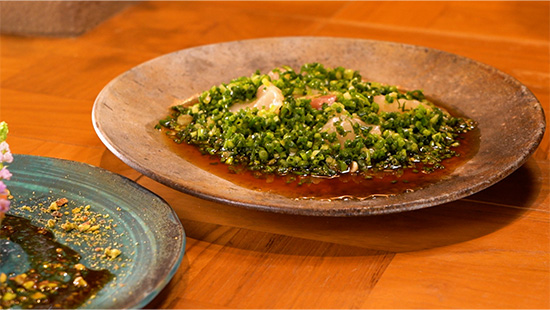 サカナのめしや 天端鯛葱パンチ