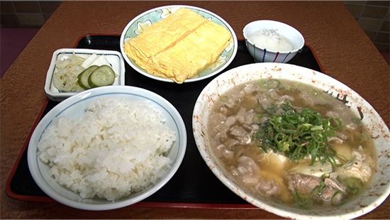 肉吸い定食 出し巻き