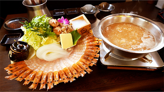 海老しゃぶバター鍋