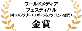 ワールドメディアフェスティバル ドキュメンタリー＜スポーツ＆アクティビティ部門＞金賞
