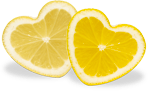 ハート型レモン