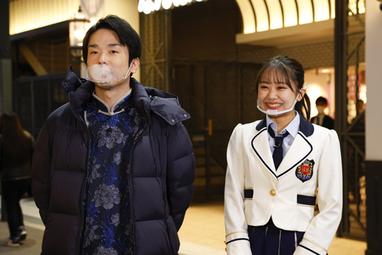 かまいたち(濱家隆一)、平山真衣(NMB48)