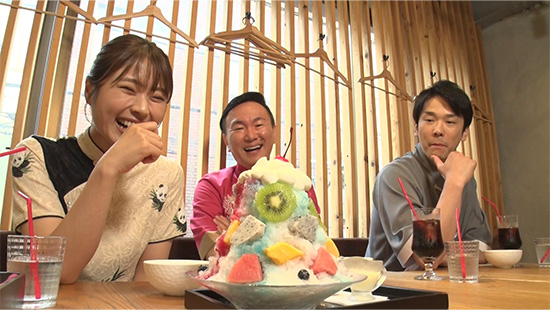 渋谷凪咲、かまいたち（山内健司、濱家隆一）