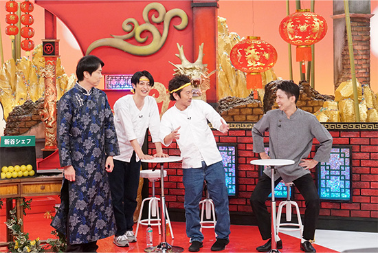 かまいたち（山内健司、濱家隆一） 、新谷亮人（上方中華 新瓊） ツートライブ（たかのり、周平魂）