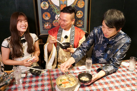 渋谷凪咲、かまいたち（山内健司、濱家隆一） 