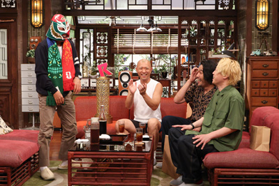 明石家さんま、今井らいぱち、見取り図（盛山晋太郎、リリー）