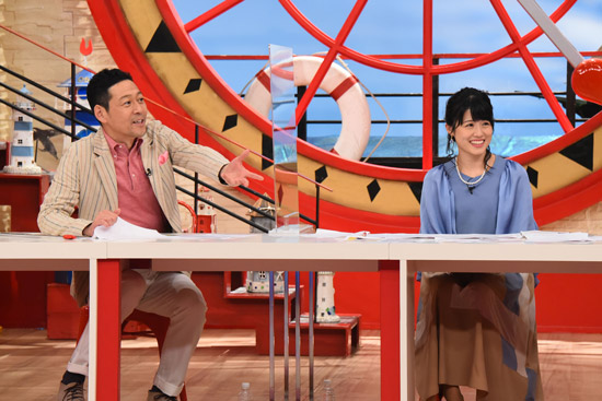 東野幸治、中島めぐみアナ