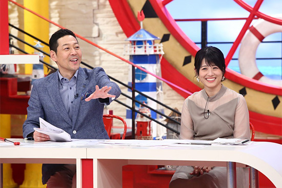 東野幸治、中島めぐみ（カンテレアナウンサー）