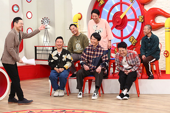 東野幸治、かまいたち（山内健司、濱家隆一） 、藤崎マーケット（田崎佑一、トキ） 、アキナ・山名文和、水田信二