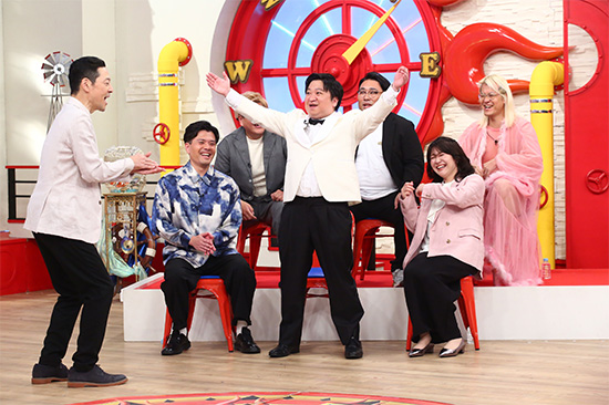 東野幸治、ニッポンの社長・ケツ、ZAZY、紅しょうが・稲田美紀、マユリカ・阪本、ビスケットブラザーズ 