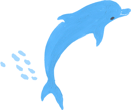 イルカのイラスト