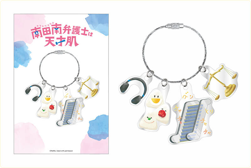 ワイヤーアクリルキーホルダー