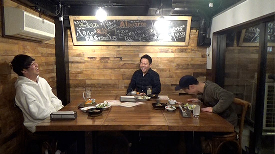 屋敷裕政(ニューヨーク)、津田篤宏(ダイアン)、石田たくみ(カミナリ)