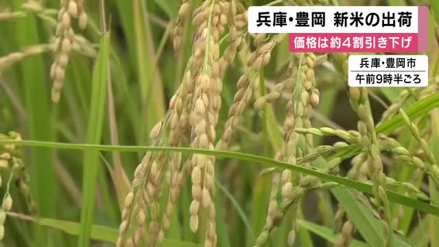 「食べることが（農家の）支援につながる」極早生品種の新米の出荷　猛暑の影響心配されるも「上質な米に仕上がった」　去年に比べて価格が4割引きに