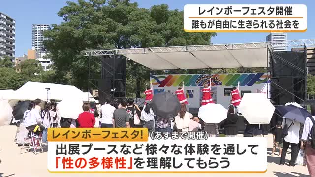 誰もが自由に生きられる社会へ　性の多様性を認め合うイベントが開催　LGBTQをはじめ互いを尊重する社会目指す　大阪市