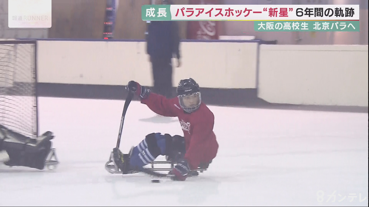 激しく衝突 氷上の格闘技 パラ アイスホッケーの日本代表 次世代のエース候補 15歳の高校生 特集 報道ランナー ニュース 関西テレビ放送 カンテレ 激しく衝突 氷上の格闘技 パラ アイスホッケーの日本代表 次世代のエース候補 15歳の高校生 特集 報道ランナー ニュース 関西テレビ放送 カンテレ
