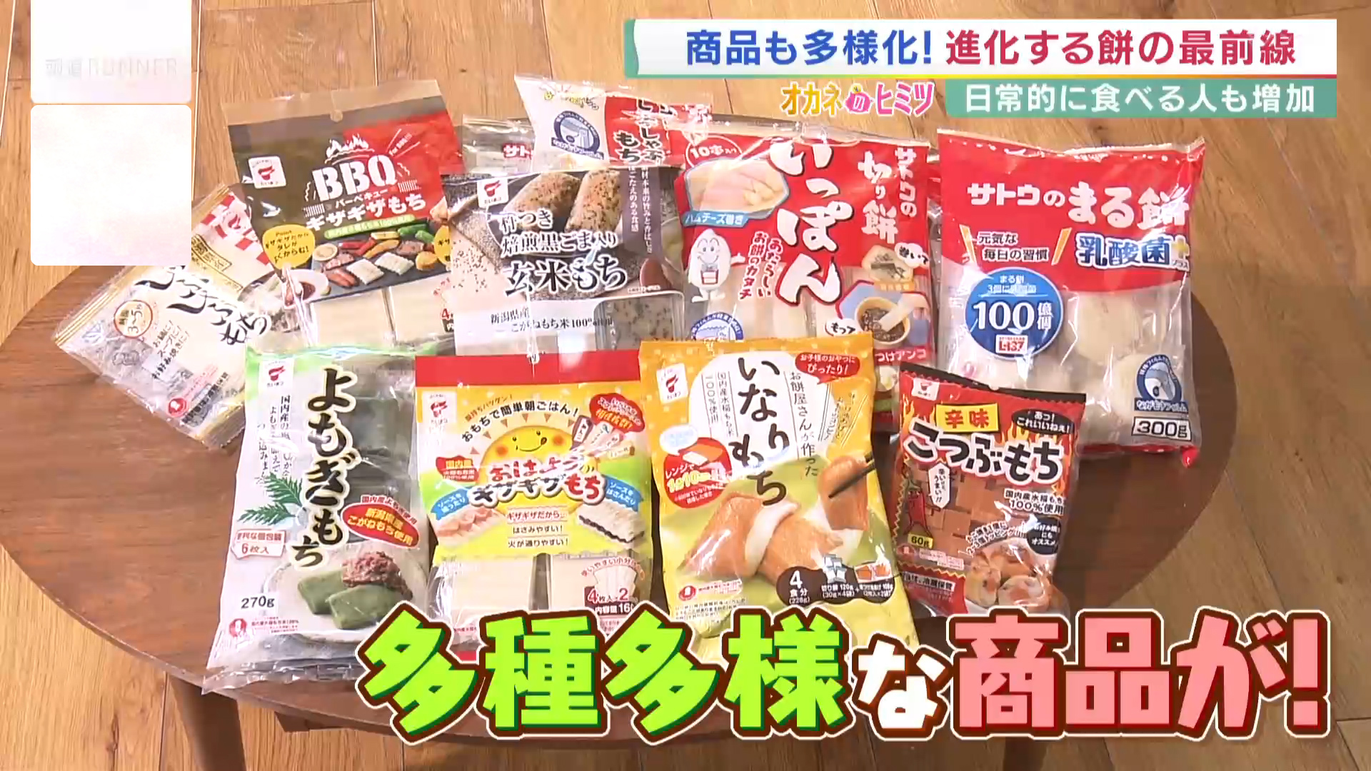 コロナで食べる機会増…「餅」の売上アップ　 簡単に細かく切れる「調理グッズ」も大ヒット商品に 【ヒットにワケあり!  オカネのヒミツ】