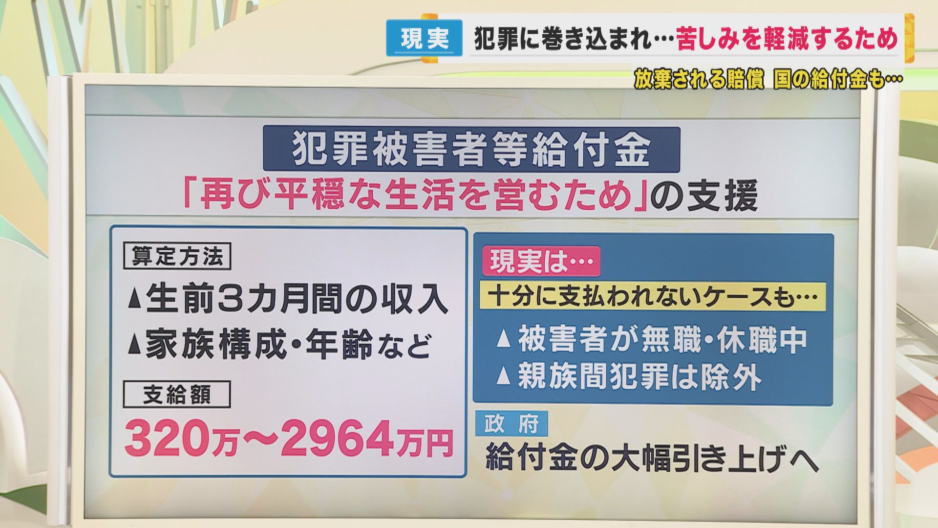 殺人事件で家族の命を奪われ…賠償命令あっても当事者から支払いはされず 犯罪被害者の遺族が語る現実 特集 ニュース 関西テレビ放送 カンテレ