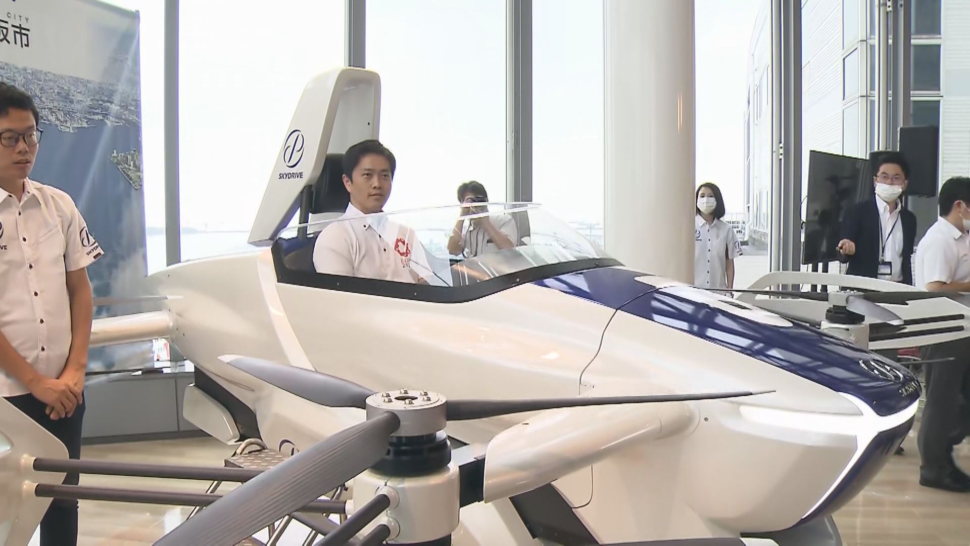 万博での「空飛ぶクルマ」商用運航に黄色信号　吉村知事は「まだ残り2事業者がチャレンジしている」
