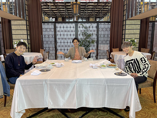 佐野玲於(GENERATIONS from EXILE TRIBE)、満島真之介、大野雄大(Da-iCE)