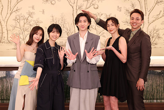 長谷川京子、田中みな実、西野七瀬、満島真之介、京本大我(SixTONES)