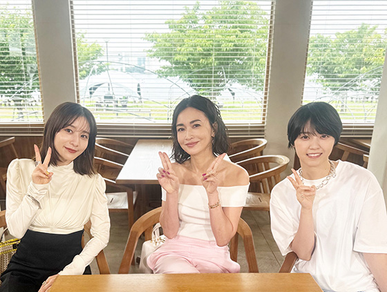 長谷川京子×田中みな実×西野七瀬