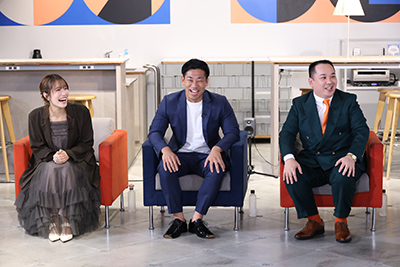 小嶋花梨、ミルクボーイ（駒場孝、内海崇）