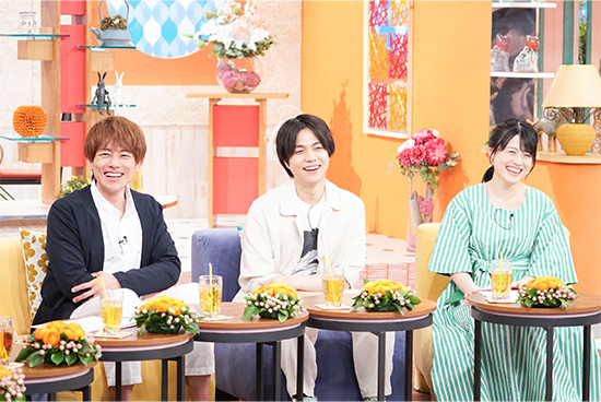 杉浦太陽、重岡大毅(WEST.) 、中島めぐみ(関西テレビアナウンサー)