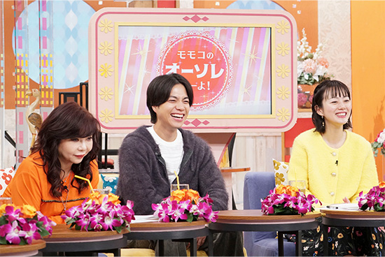 ハイヒールモモコ、重岡大毅（WEST.）、高橋真理恵（関西テレビアナウンサー）