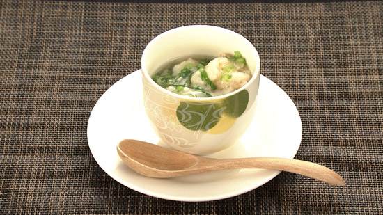 ぽかぽか！エビ団子の生姜煮